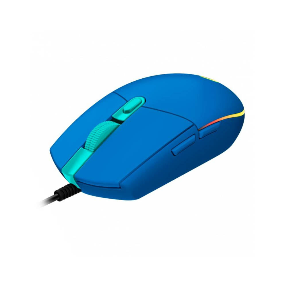 Mouse Gamer Logitech G203 LightSync 6 Botões 8000dpi Azul C/ Rgb - 910-005795 Truedata